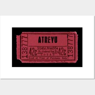 Atreyu tiicket Posters and Art